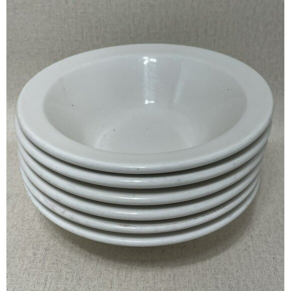 Homer Laughlin Restaurant Ware 6 Inch Bowl Set Of 6 - Picture 2 of 5